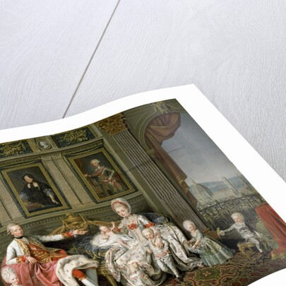 Grandduke Leopold of Tuscany and Family by Wenzel Werlin
