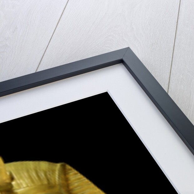 Egyptian Antiquity : gold head of pharaoh by Anonymous