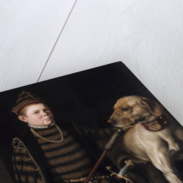 Potrait of the dwarf of the Cardinal de Granvelle by Antonio Moro