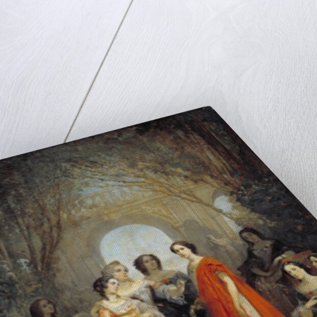 The Women of the Comedie Francaise in their Costumes in 1855 by Faustin Besson