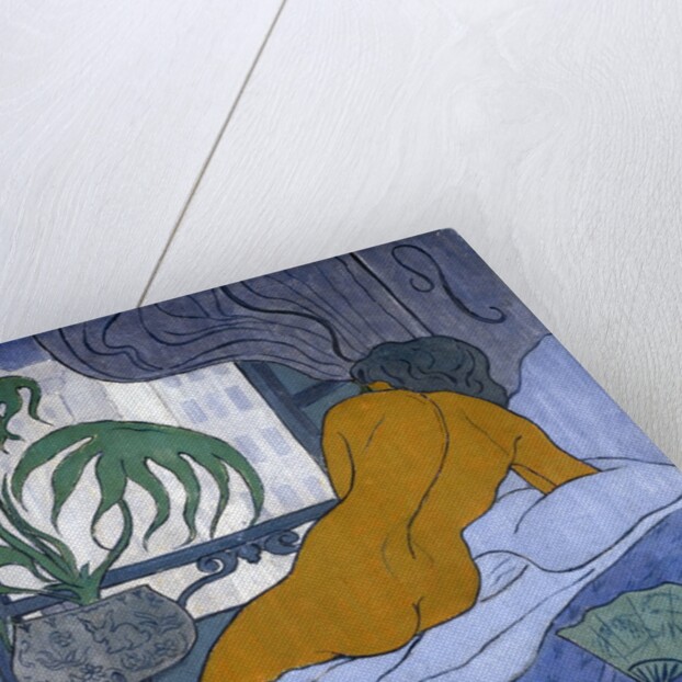 The Blue Room or Nude wih Fan by Paul Ranson