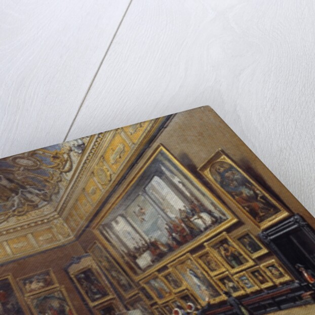 View of the "Grand Salon Carre in the Louvre" by Giuseppe Casti