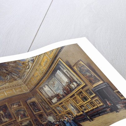 View of the "Grand Salon Carre in the Louvre" by Giuseppe Casti