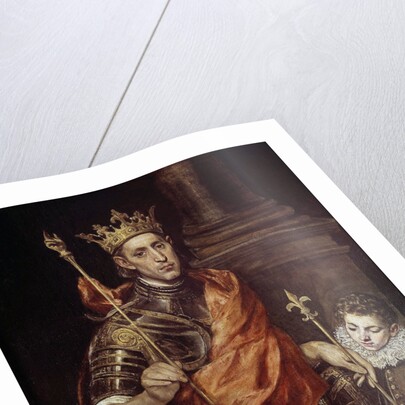 Saint Louis IX, King of France by El Greco