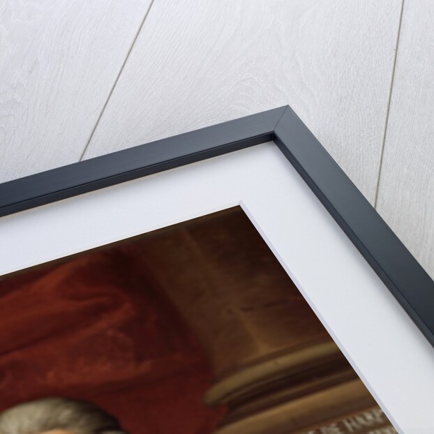 Portrait of german composer and harpist Philip Joseph Hinner by Angelo Crescimbeni