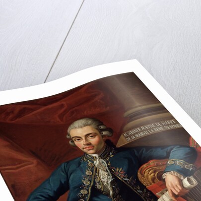 Portrait of german composer and harpist Philip Joseph Hinner by Angelo Crescimbeni