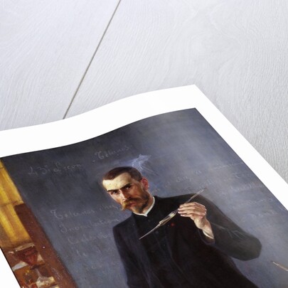 Portrait of Dr. Emile Roux by Albert Edelfelt
