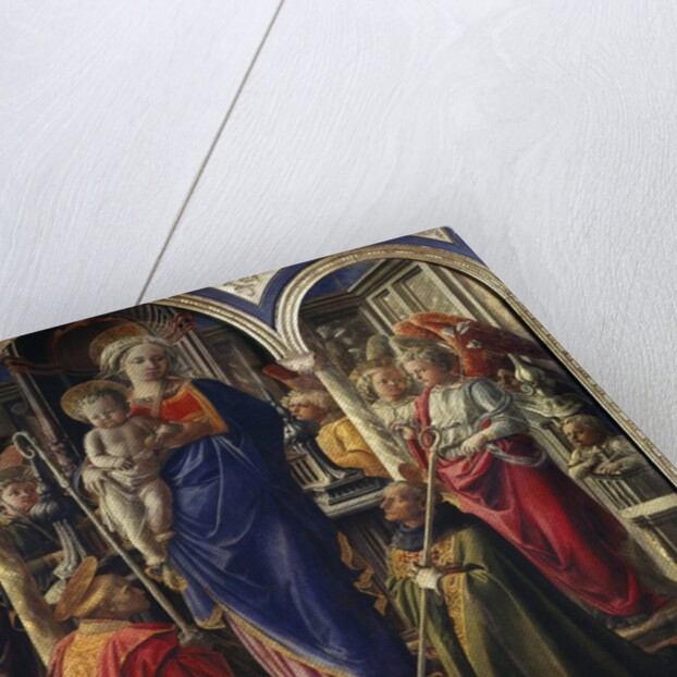 Virgin and Child with Saints Frediano and Augustine by Filippo Lippi
