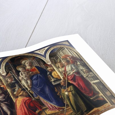 Virgin and Child with Saints Frediano and Augustine by Filippo Lippi