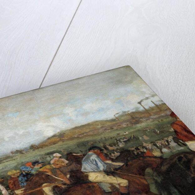 Gentlemen Race, before the departure by Edgar Degas