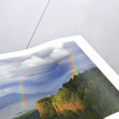 Double rainbow over Vista House by Anonymous