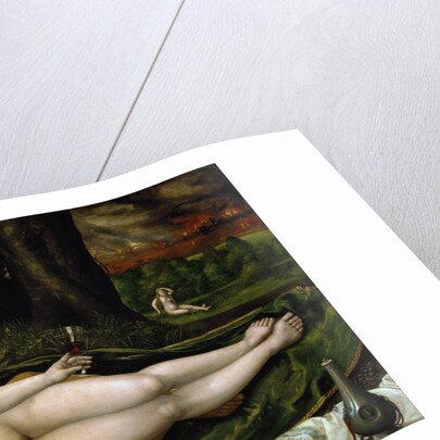 Lot and his daughters by Albrecht Altdorfer