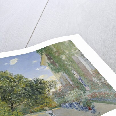 The artist's house at Argenteuil by Claude Monet