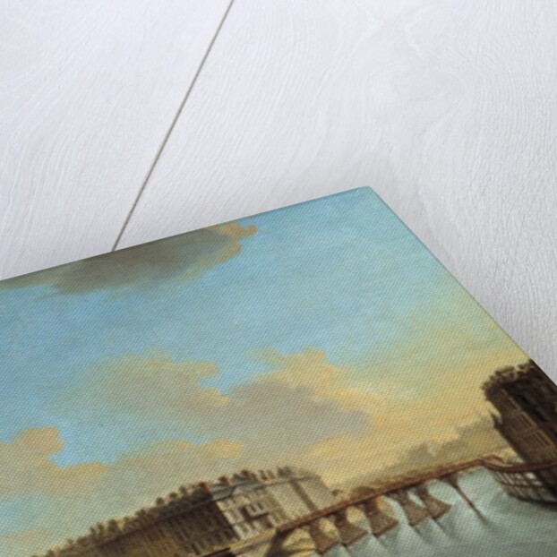 The Quai de la Greve and the Ile St. Louis from the Place de Greve by Nicolas Raguenet