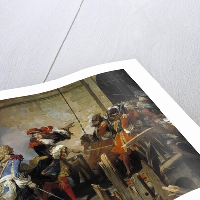 Valenciennes stormed by Louis XIV on 17/03/1677 by Jean Alaux