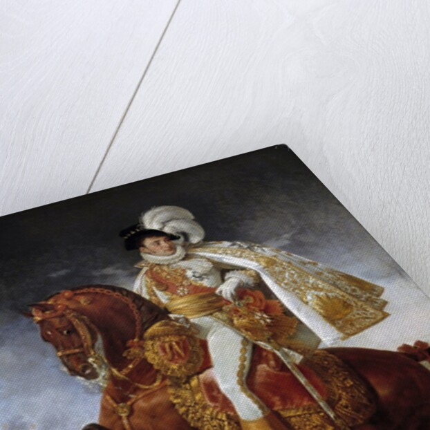 Equestrian portrait of Jerome Bonaparte by Antoine-Jean Gros