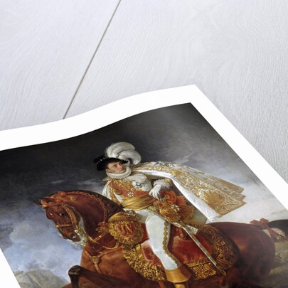 Equestrian portrait of Jerome Bonaparte by Antoine-Jean Gros