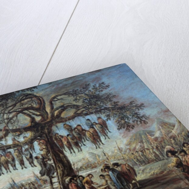 The Wretchedness of the War: the Hanged Men by Francesco Simonini