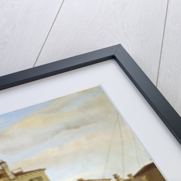Marie Taglioni boarding a gondola in front of her palace in Venice by Carlo Ferrari