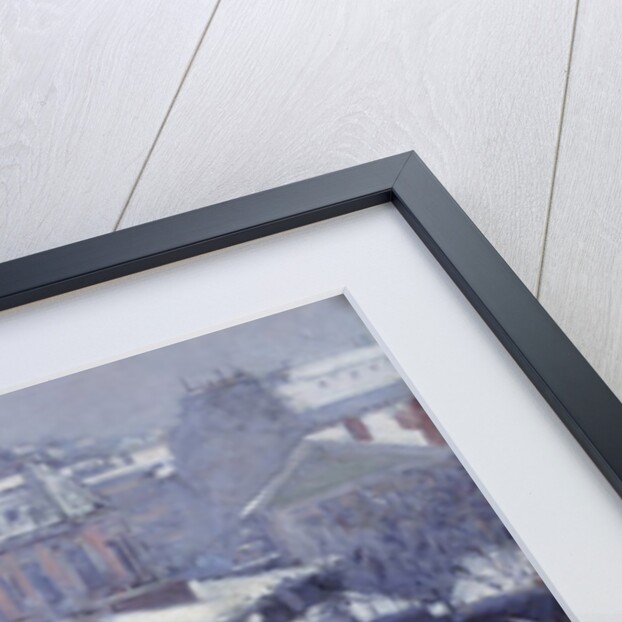 View of Roofs (with snow) in Paris by Gustave Caillebotte