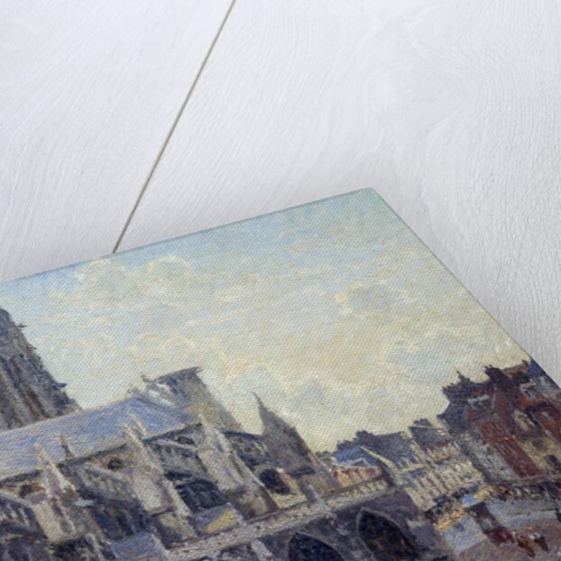 The church Saint Jacques in Dieppe by Camille Pissarro
