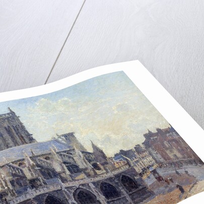 The church Saint Jacques in Dieppe by Camille Pissarro