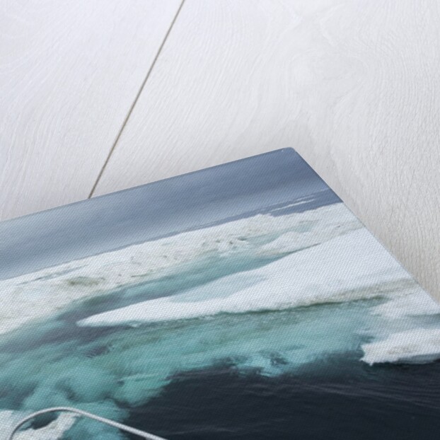 Expedition Boat and Sea Ice, Hudson Bay, Nunavut, Canada by Anonymous