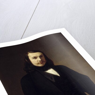 Portrait of Theophile Gautier by Auguste de Chatillon