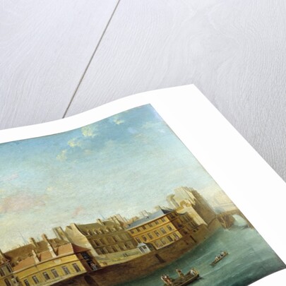 View of the Ile de la Cite by Nicolas Raguenet