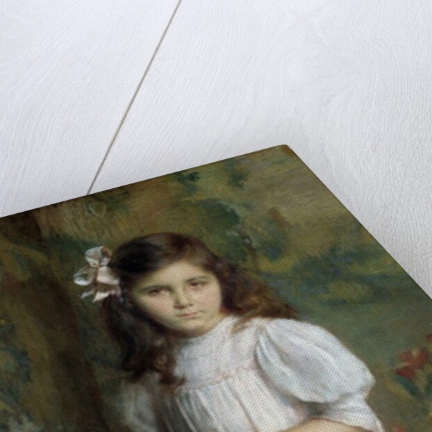 Artist's daughter with a hoop by Alexis Axilette