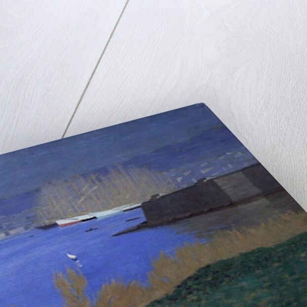 View of the port of Marseille by Felix Vallotton