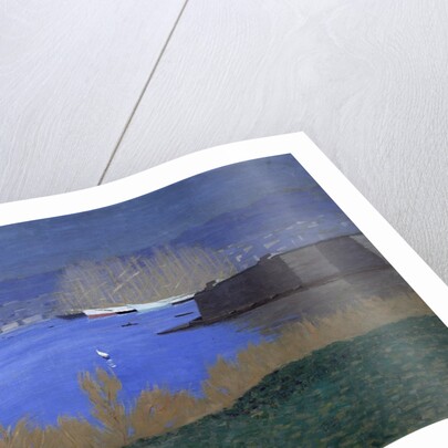 View of the port of Marseille by Felix Vallotton