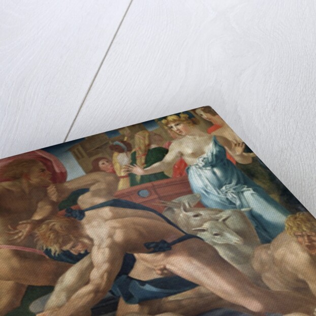 Moses Defends the Daughters of Jethro by Rosso Fiorentino