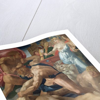 Moses Defends the Daughters of Jethro by Rosso Fiorentino