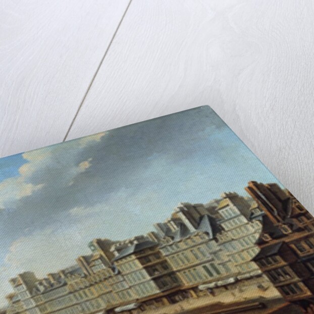 View of the Louvre Palace and the Pont Neuf, Paris by Nicolas Raguenet
