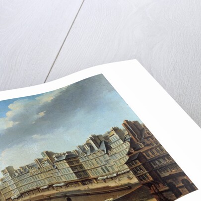 View of the Louvre Palace and the Pont Neuf, Paris by Nicolas Raguenet