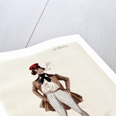 A student, character of the opera "La boheme" by Anonymous