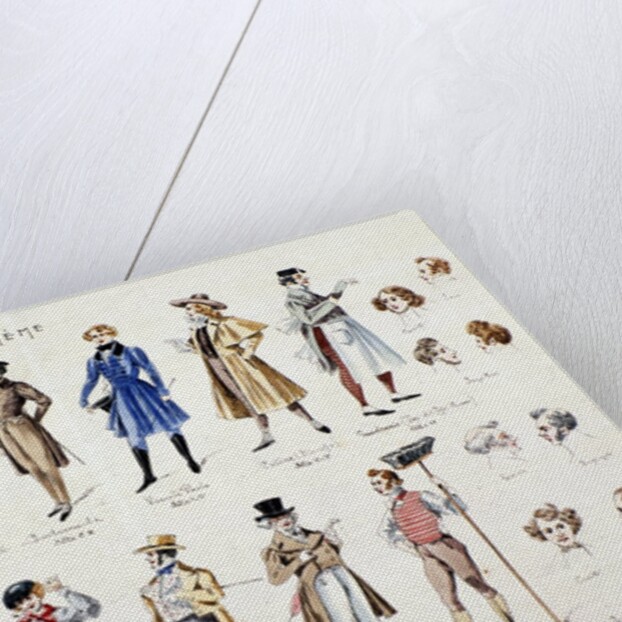 Several characters of the opera "La boheme" by Anonymous