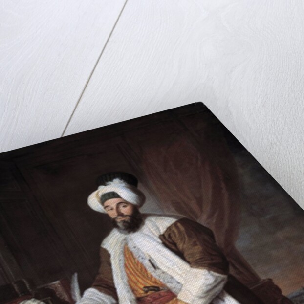 Portrait of Mehemet called Pasha Bey of Rumelia by Joseph Aved