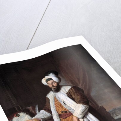 Portrait of Mehemet called Pasha Bey of Rumelia by Joseph Aved