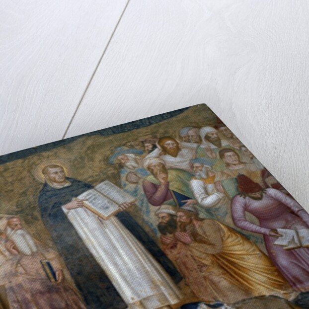 St. Thomas Aquinas and Peter confuting the heretics by Andrea di Bonaiuto