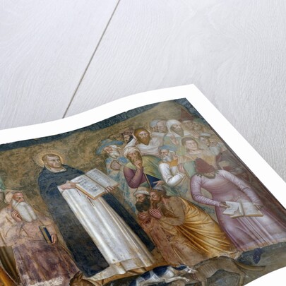 St. Thomas Aquinas and Peter confuting the heretics by Andrea di Bonaiuto