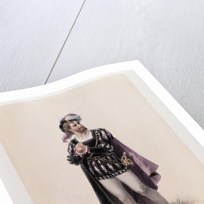 Portrait of Mr Colin as Faust in "Faust" opera by Charles Gounod