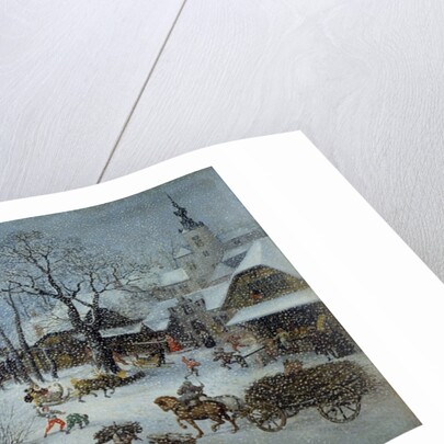 Winter Landscape by Lucas van Valckenborch