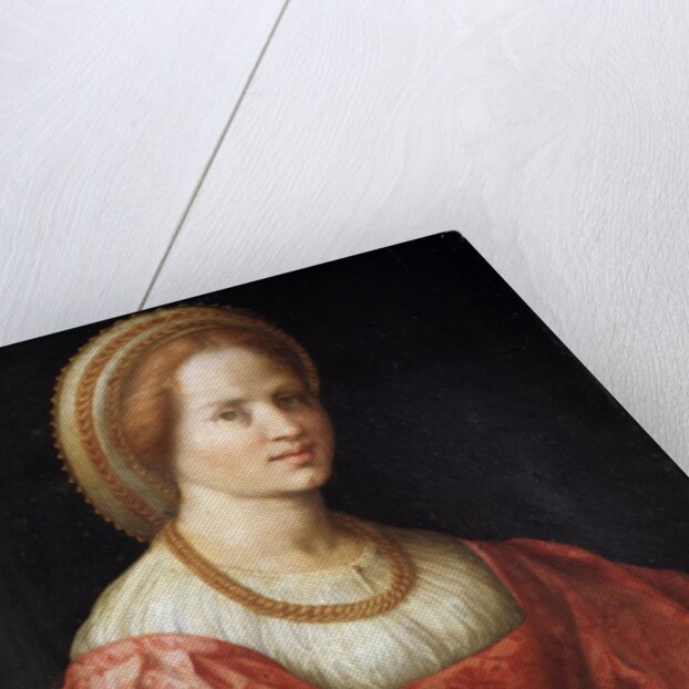 Portrait of a Woman with a Basket of Spindles by Pontormo