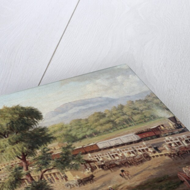 View of the Railway of Mexico Valley by Luis Coto
