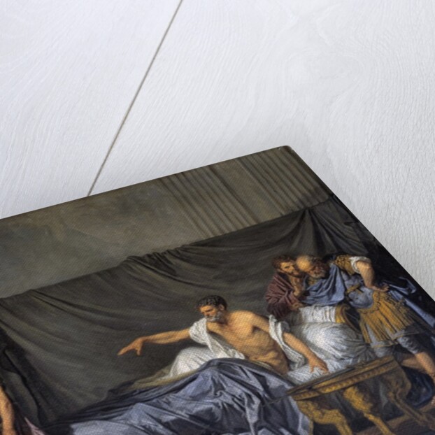 The Emperor Septimius Severus reproaching his son Caracalla by Jean Baptiste Greuze