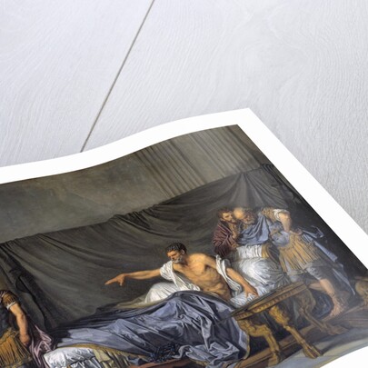 The Emperor Septimius Severus reproaching his son Caracalla by Jean Baptiste Greuze