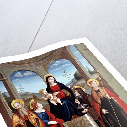 Madonna and Child with Saints by Francesco Francia