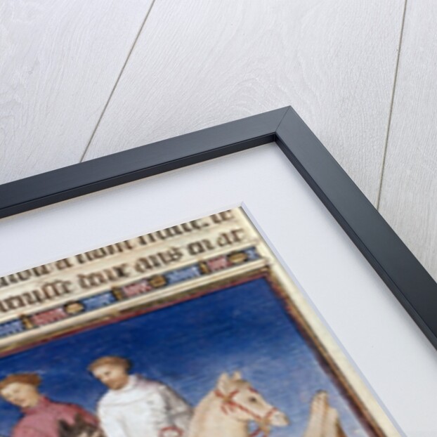 Niccolo, Matteo and Marco Polo say goodbye to their familiy at the city gate of Venice by Anonymous